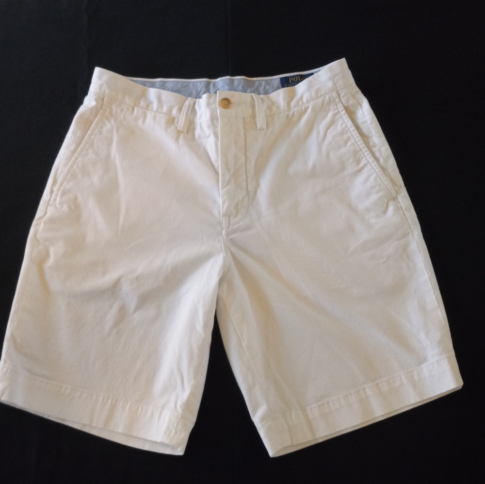 Polo by Ralph Lauren Classic White Bermudas